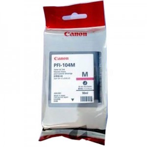 Cartouche CANON PFI-104M Magenta pour iPF 650/ iPF 655/ iPF 750/ iPF 755/ iPF 760/ iPF 765