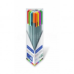 Jeu de 10 stylos STAEDTLER Triplus Fine Liner