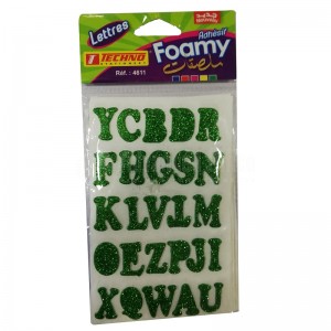 Sticker en mousse TECHNO Foamy Lettres