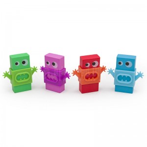 Gomme scolaire VERTEX Monster funny Multi couleurs