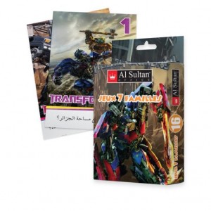 Jeux de carte éducatif AL SULTAN Les 7 Familles N°16 "Transformers", 2-6 joueurs, 42 Cartes