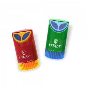 Taille Crayon écolier VERTEX Pixo VS-1554 ronde avec réservoir a rotation Close/open, Multi couleurs