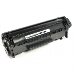 Toner QUADRICOLOR Compatible 12A Noir pour HP serie 1000/3000 CANON LBP2900/3000/L100 serie/4150