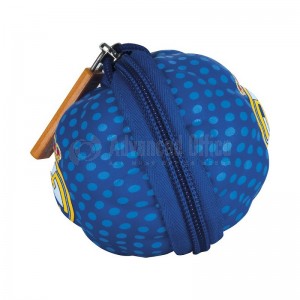 Trousse Scolaire ASTRA Real Madrid Forme Boule Bleu