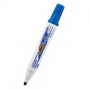 Marqueur BIC Velleda 1701 6 Eco pour tableau blanc, Bleu