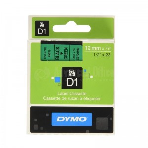 Recharge DYMO 45019 D1 pour Label Manger 100+/150 noir/Vert