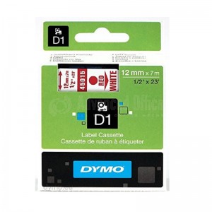 Recharge DYMO 45015 D1 pour Label Manger 100+/150 rouge/Blanc