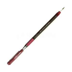 Stylo à bille LINC Twizee 2en1 Rouge avec crayon