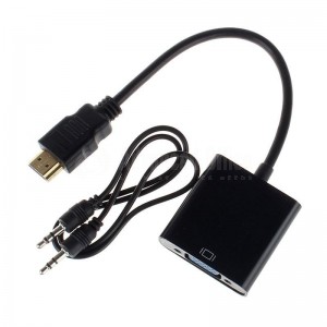 Convertisseur VGA vers HDMI + Audio  -  Advanced Office