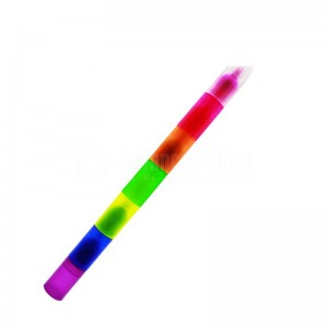 Marqueur Surligneur fluorescent MOBS 6 en 1, 6 Couleurs en 1