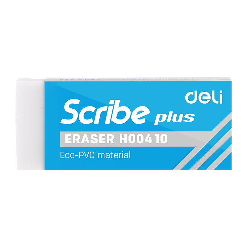 Gomme blanche de Bureau DELI H004 10 Scribe plus