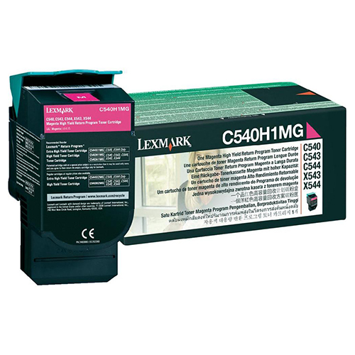 Toner LEXMARK C540H Yellow pour C540/C543/C544/X543/X544/X546/X548 haute capacité