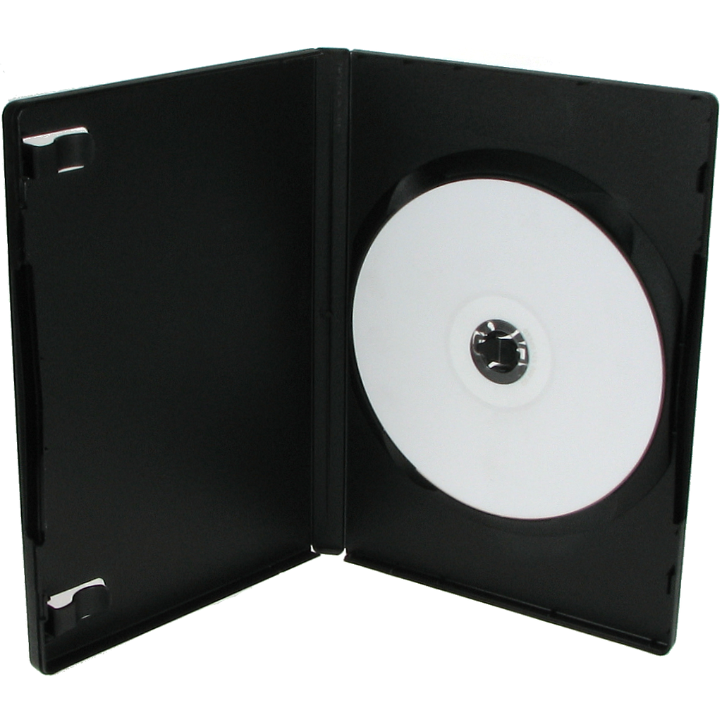 Boitier CD en PVC noir